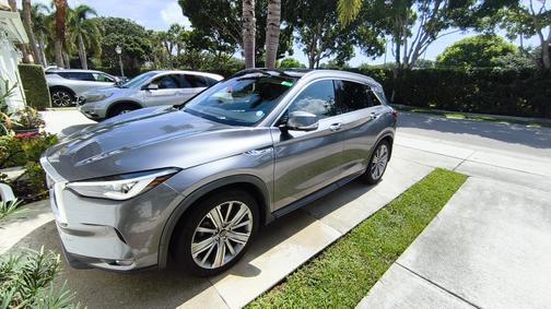 Gray 2021 INFINITI QX50 SENSORY