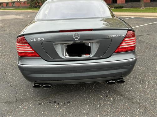 Gray 2005 Mercedes-Benz CL-Class CL55 AMG