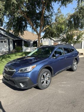 Blue 2022 Subaru Outback Limited