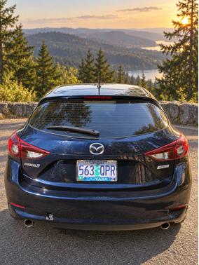 Blue 2017 Mazda Mazda3 Touring 2.5