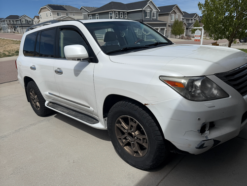 White 2008 Lexus LX 570 Base