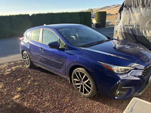Blue 2024 Subaru Impreza Sport
