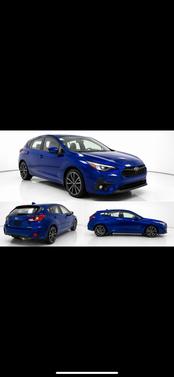 Blue 2024 Subaru Impreza Sport