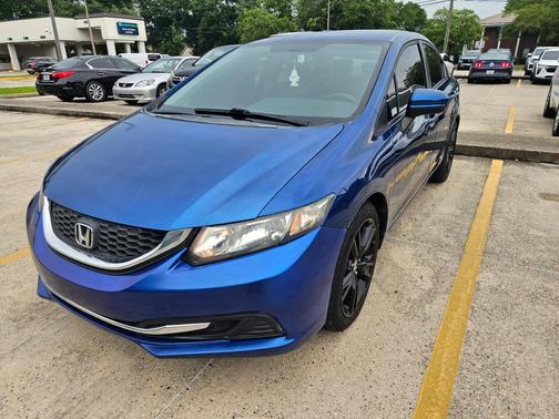 Blue 2014 Honda Civic LX