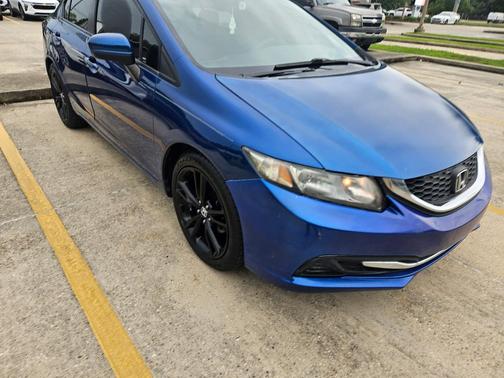 Blue 2014 Honda Civic LX