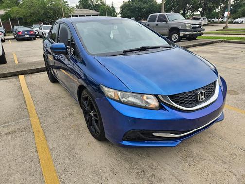 Blue 2014 Honda Civic LX