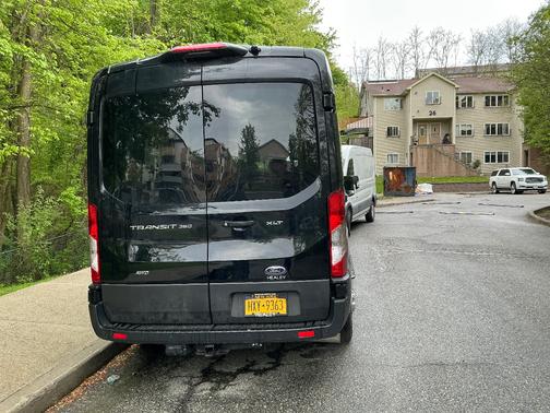 Black 2024 Ford Transit-350 XLT