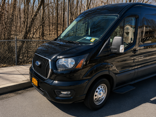 Black 2024 Ford Transit-350 XLT