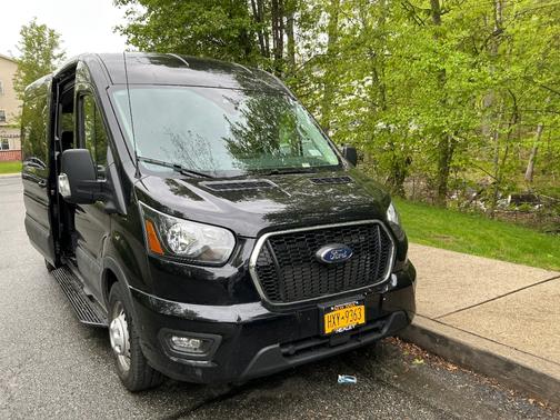 Black 2024 Ford Transit-350 XLT