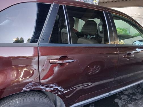 Red 2012 Ford Edge SEL