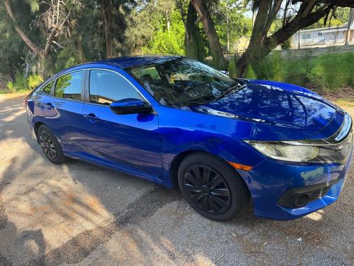 Blue 2017 Honda Civic LX