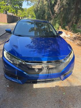 Blue 2017 Honda Civic LX