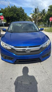 Blue 2017 Honda Civic LX
