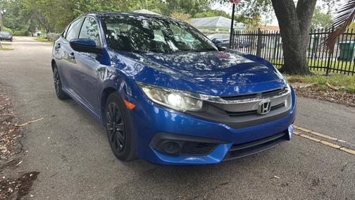 Blue 2017 Honda Civic LX