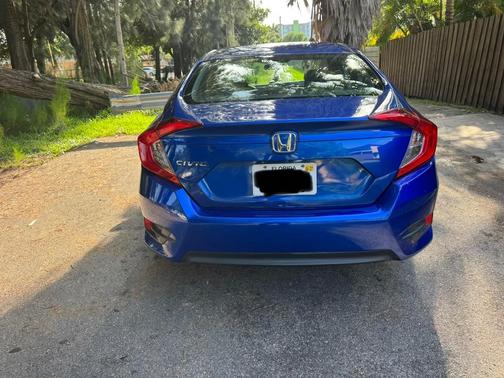 Blue 2017 Honda Civic LX