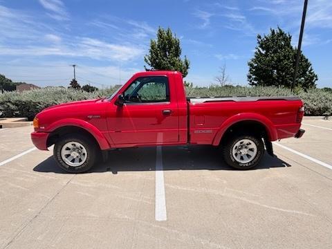 Red 2001 Ford Ranger Edge