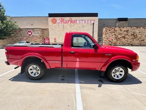 Red 2001 Ford Ranger Edge