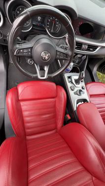 Black 2022 Alfa Romeo Stelvio Veloce