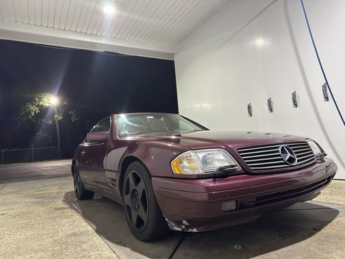 Red 1998 Mercedes-Benz SL-Class SL500 Roadster