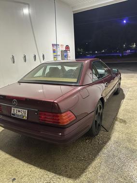 Red 1998 Mercedes-Benz SL-Class SL500 Roadster