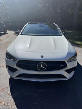 White 2022 Mercedes-Benz AMG CLA 35 4MATIC
