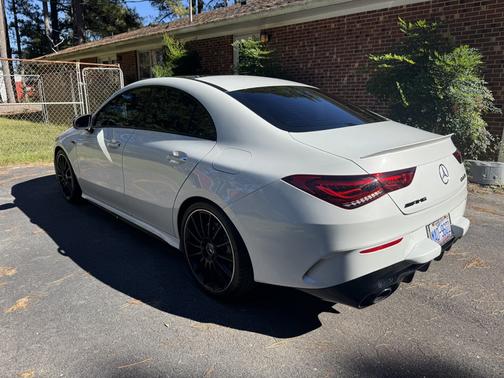 White 2022 Mercedes-Benz AMG CLA 35 4MATIC