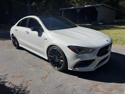 White 2022 Mercedes-Benz AMG CLA 35 4MATIC