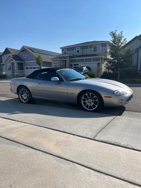 Silver 2001 Jaguar XKR Silverstone