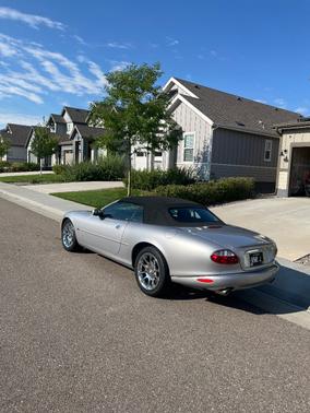 Silver 2001 Jaguar XKR Silverstone