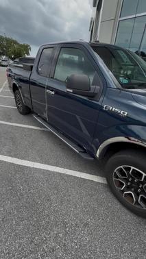 Blue 2016 Ford F-150 XLT
