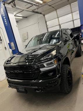 Black 2021 RAM 1500 Laramie