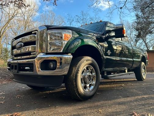 Green 2013 Ford F-350 XLT