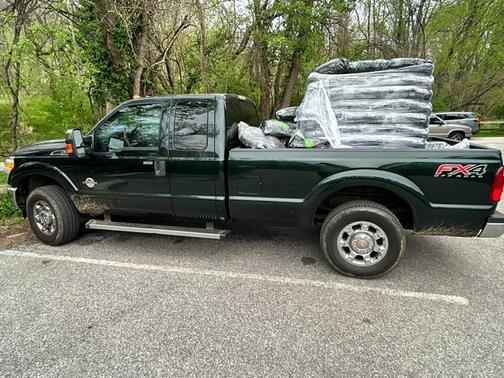 Green 2013 Ford F-350 XLT