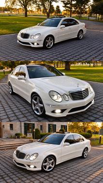 Black 2009 Mercedes-Benz E-Class E 350 4MATIC