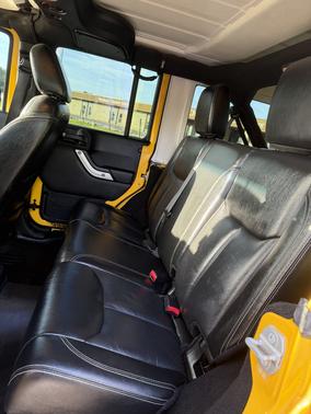 Yellow 2015 Jeep Wrangler Unlimited Rubicon