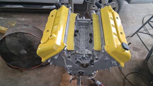 Yellow 2001 Ford Mustang SVT Cobra