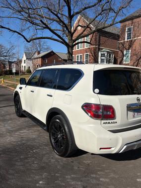 White 2018 Nissan Armada Platinum