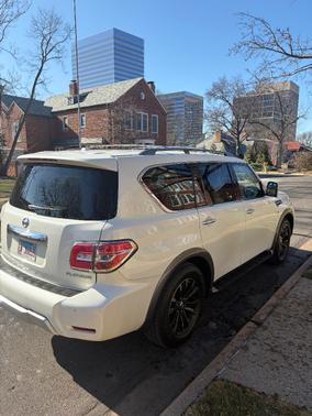 White 2018 Nissan Armada Platinum