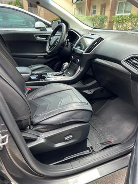 Silver 2017 Ford Edge SEL