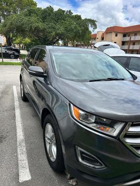 Silver 2017 Ford Edge SEL