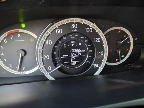 Silver 2013 Honda Accord LX