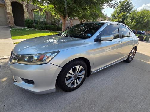 Silver 2013 Honda Accord LX