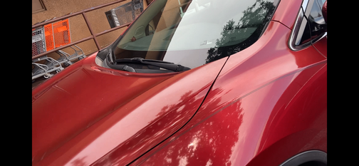 Red 2015 Nissan Murano Platinum