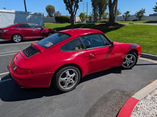 Red 1995 Porsche 911 911 Carrera