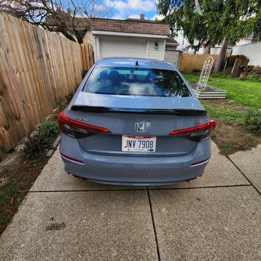 Gray 2023 Honda Civic Si Base