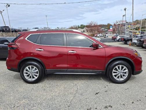 Red 2020 Nissan Rogue SV