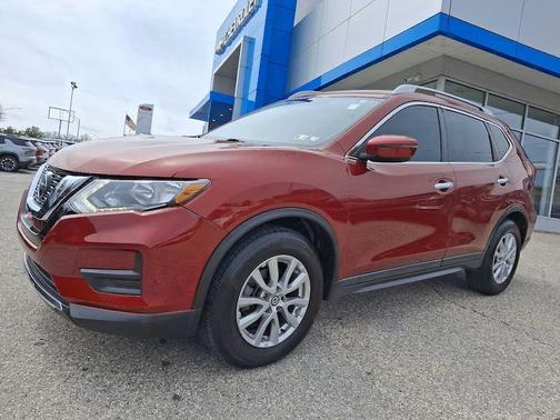 Red 2020 Nissan Rogue SV