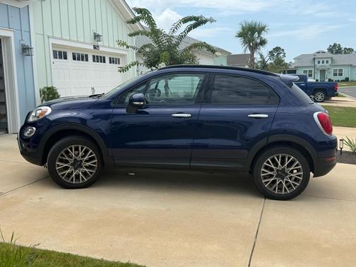 Blue 2016 FIAT 500X Trekking