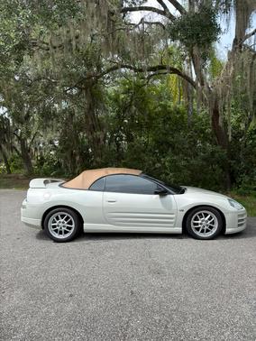 Beige 2002 Mitsubishi Eclipse Spyder GT