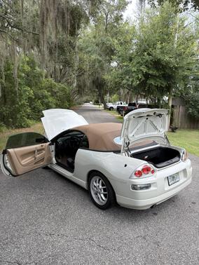 Beige 2002 Mitsubishi Eclipse Spyder GT